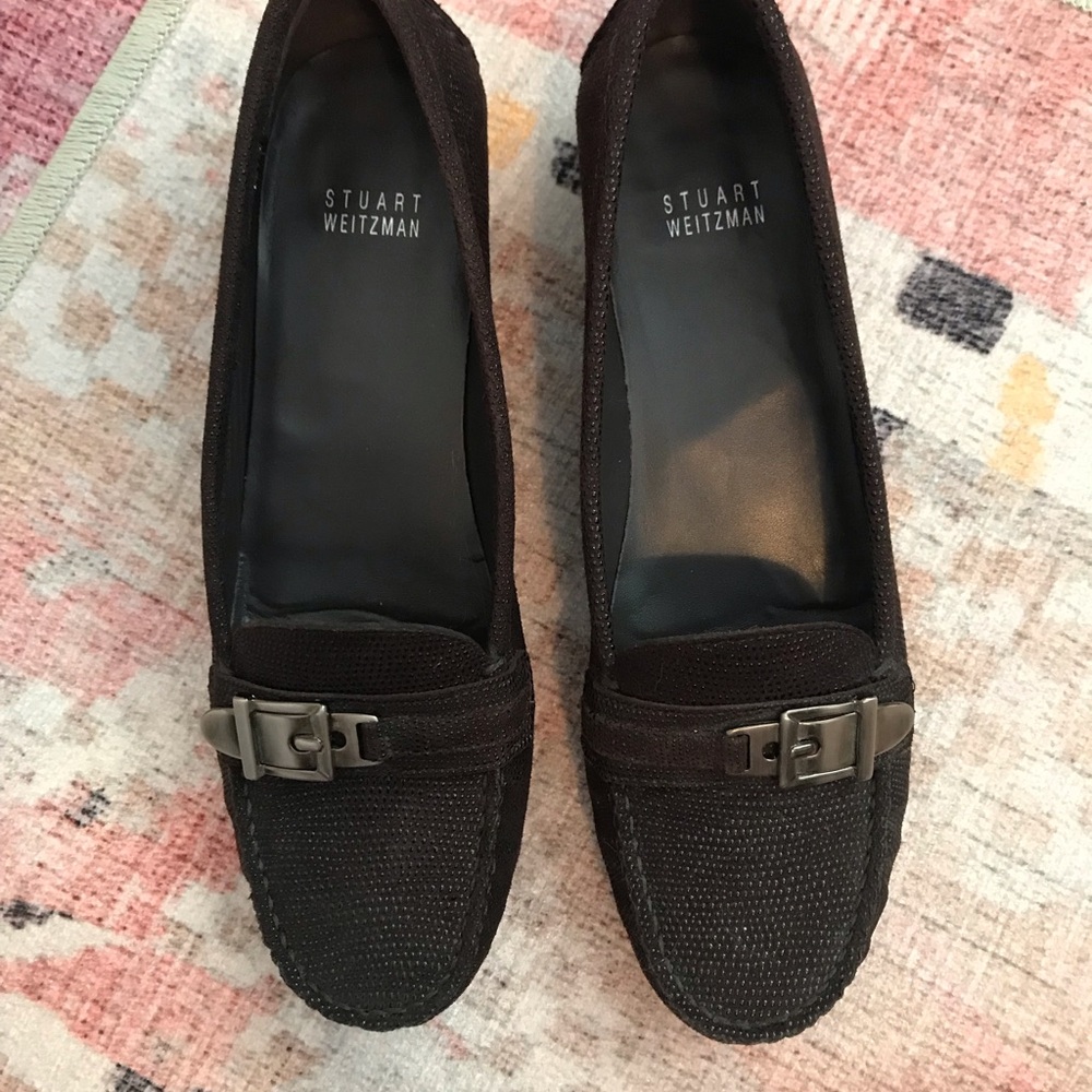 Stuart Weitzman Black Loafers